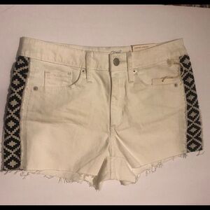 universal thread high rise aztec print shorts